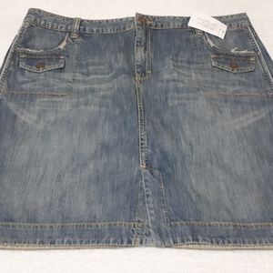 Tommy Hilfiger Size 18 Short Jean Skirt W7…